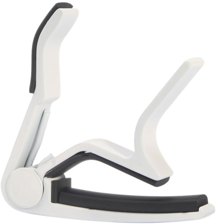 Leegoal White Single-handed Guitar Capo Quick Change