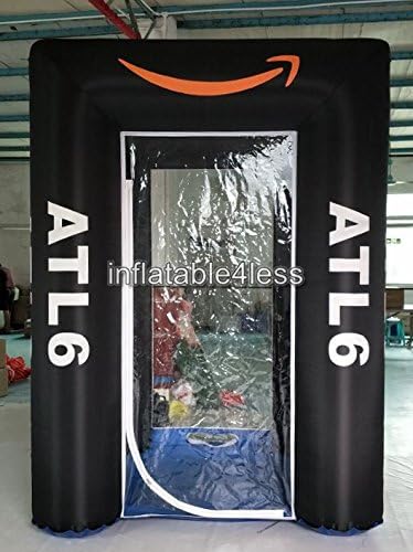 inflatable4less 9ft Inflatable Cash Cube Money Machine w/blowers Your Logo Custom Made