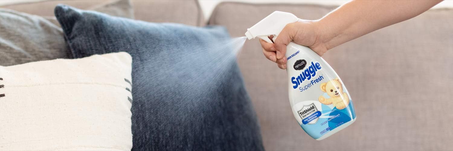 Renuzit Snuggle Fabric Refresher With Odor Eliminating Technology, Linen Escape, 18 Ounce, Pack of 4: Health & Personal Care