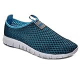 Fenda Men & Women's Breathable Mesh Running Shoes , Tennis Outdoor Shoes,Beach Aqua,Athletic,Slip-on Shoe