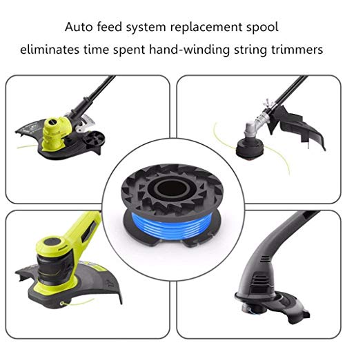 VICCKI String Trimmer Line for Ryobi One+ AC14RL3A .065 Line and Spool for Ryobi 18 24 (Blue, 3Pcs)