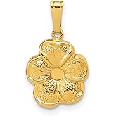 Jewels By Lux 1/20 14K Gold Filled 11 x 12mm Flower Pendant