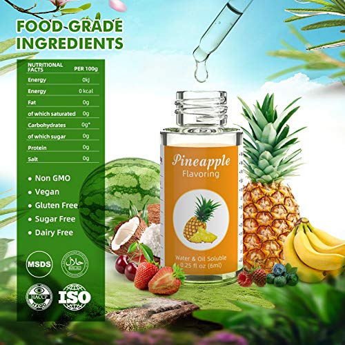 Nomeca Food Flavoring Oil Candy Flavors, Strawberry Vanilla Coconut