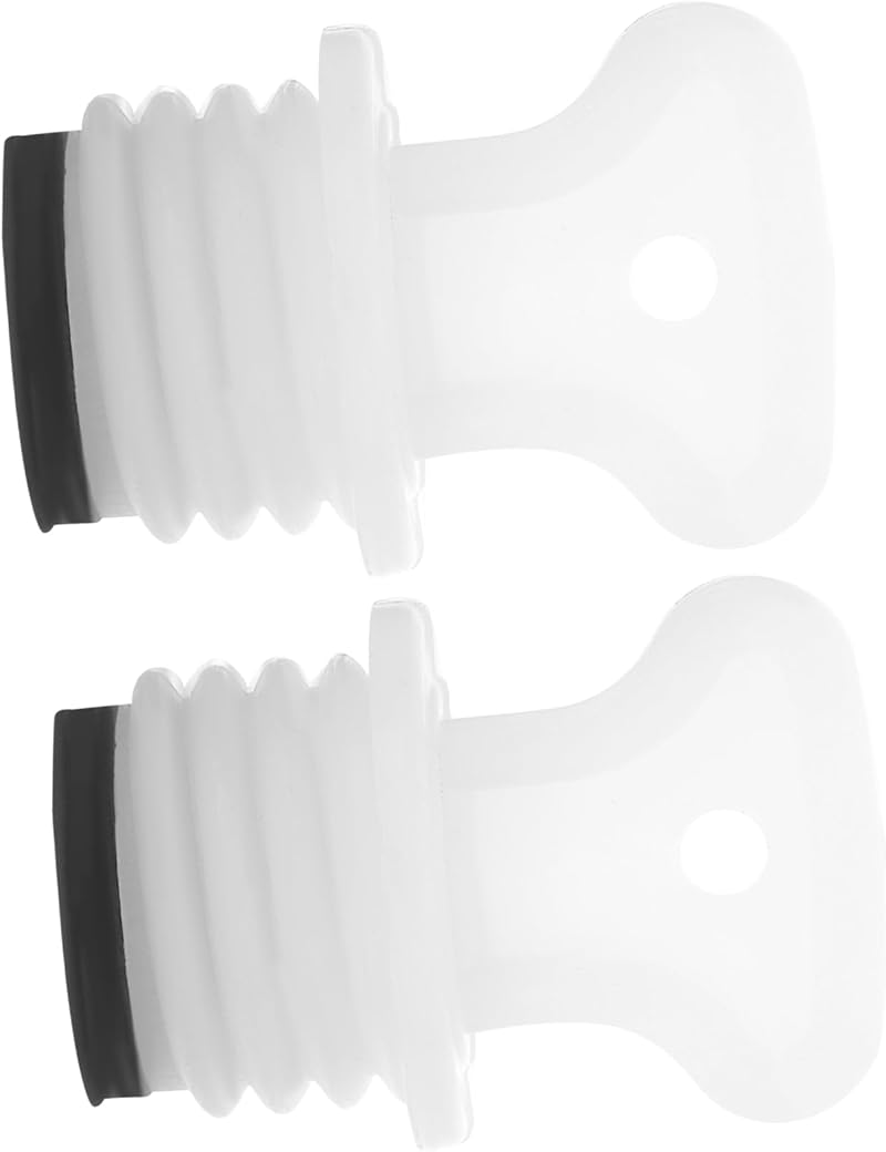 jojofuny 2pcs Rubber Hot Water Bag Stoppers, 1.55cm Diameter, Anti-Leak