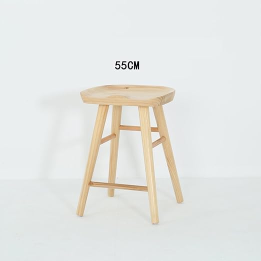 Gzd Hockersitz Metallfuss Aus Reinem Holz Stuhl Hoher Hocker Retro Kuchentheke Barhocker Lounge Chair Fruhstuck Barhocker Hohe 45 Cm 55 Cm 65 Cm 75 Cm L Amazon De Kuche Haushalt