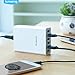 Lumsing 60W 5V 6-Port USB Desktop Charger Charging Intelligent Control Chipset Multi Travel Power for iphone, ipad, Samsung,Nexus, HTC, Sony and More (White)