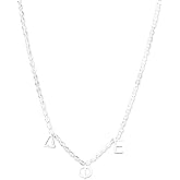 Sorority Shop Delta Phi Epsilon Necklace - DPhiE Greek Letters Necklace, Silver Plated Sorority Gifts for Women