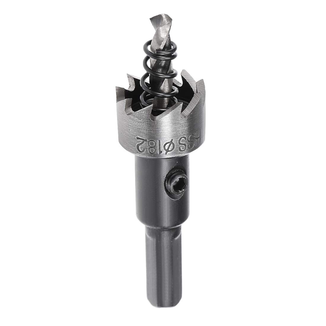 Sourcingmap 18.2mm HSS Drill Bit Hole Saw Cutter for Metal Alloy Wood