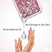 Maxdara Glitter Case for 6 6s 7 8 Case Glitter Liquid Women Girls Case with (Screen Protector) Bling Sparkle Luxury Pretty Cute Case for 6 6s 7 8 4.7 inches (Rosegold)