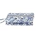 Luxja Small Yarn Storage Bag, Portable Knitting Bag for Yarn Skeins, Crochet Hooks, Knitting Needles (up to 8 Inches) and Other Small Accessories (Small, Flowers)