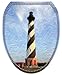 Toilet Tattoos, Toilet Seat Cover Decal, Cape Hatteras Lighthouse, Size Elongated