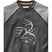Legendary Whitetails Mens Vintage Deer Camp Crew Charcoal Large