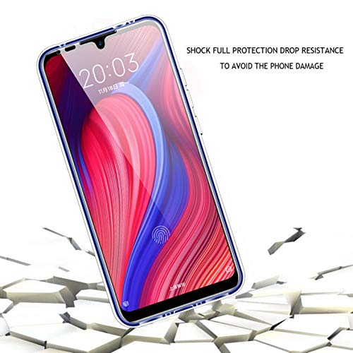 LXHGrowH Case for Xiaomi Mi 10 Lite – Full Anti-Shock [360°] Full Body Protection [TPU Silicone Front] and [Hard PC Back] for Xiaomi Mi 10 Lite – Double Cover [Transparent]