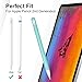 Silicone Case for Apple Pencil 2nd Generation Holder Sleeve Skin Pocket Cover Accessories Kit for iPad Pro 11 12.9 inch 2018, Soft Grip Pouch Cap Holder and 2 Protective Nib Covers (Green)