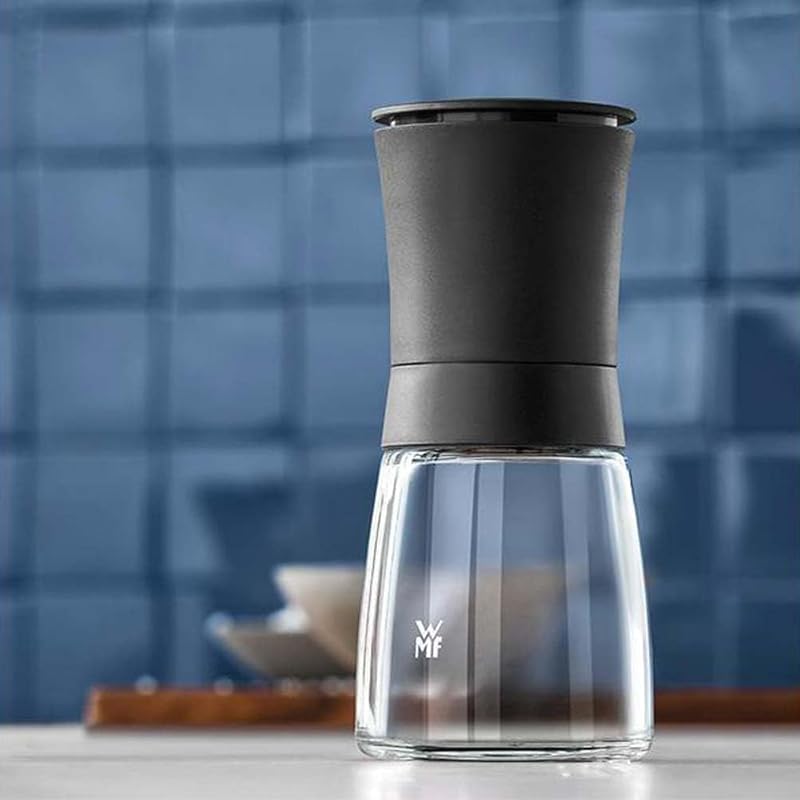 Gewürzmühle mit Keramikmahlwerk, aus Kunststoff und Glas