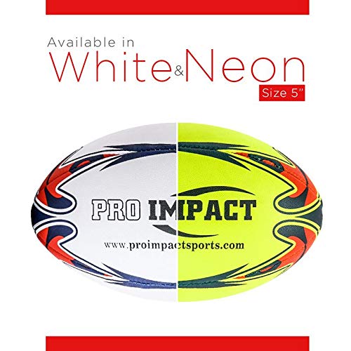 Pro Impact Match Rugby Ball Professional Grade Ball, Heavy Duty