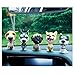 Comidox Handmade childhood memory BobbleHead Dogs Car Dash Puppy for Car Vehicle decoration rocking head dog made by superior Natural Resin Pugs 1PC