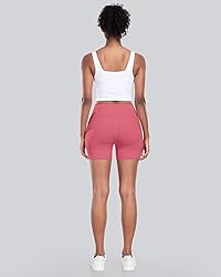 CHRLEISURE Womens Biker Yoga Shorts with
