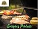 BBQ Grill Mats- Non Stick & Reusable - Premium Quality Fiberglass Fabric - Dishwasher Safe - No Mess, Easy Clean & Easy Use (Set of 2)