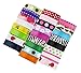 Hipgirl 25 Piece 1.25 Inch Snap Hair Clips--Printed Grosgrain Ribbon No Slip Grip Metal Barrettes for Girls Teens Toddlers Babies Children Kids Women Adults Beauty Accessories Assorted Color