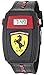 Scuderia Ferrari Quartz Watch with Silicone Strap, Black, 21 (Model: 0810012)
