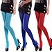 HDE 3 -Pk Womens Tights Microfiber Solid Color Opaque Footed Pantyhose Stockings