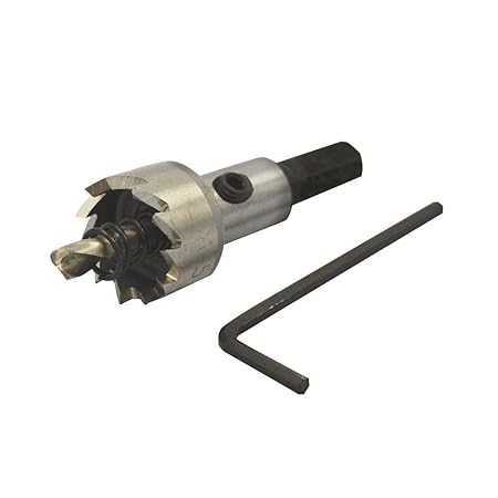 Generic 19.5mm High Speed Steel HSS Hole Saw Metal Cutting Tool Drill Bit With Hex Wch