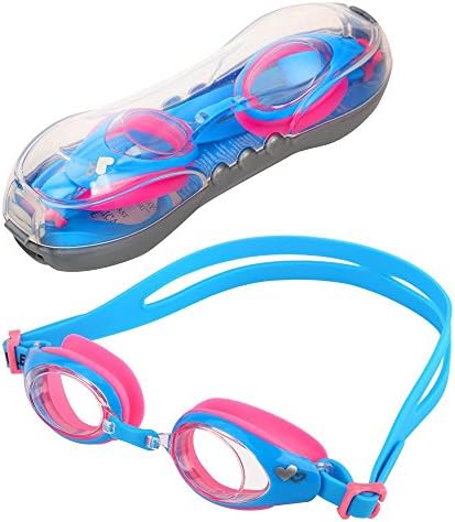 Kids Swim Goggles, Arespark Child Swimming Goggles with Anti-Fog and UV Protection Soft Silicone Frame for Kids and Early Teens