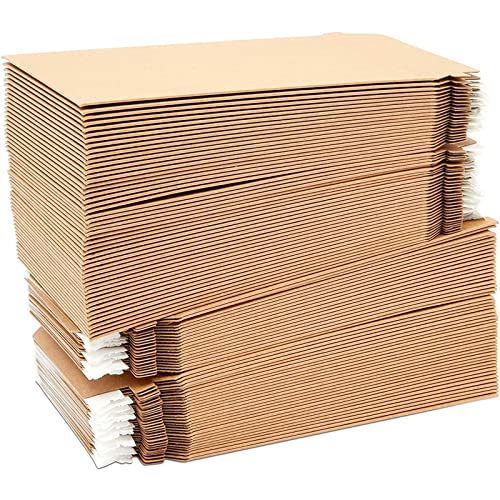 Rigid Mailing Envelopes, Kraft Paper Stay Flat Mailers (6x8 In, 100