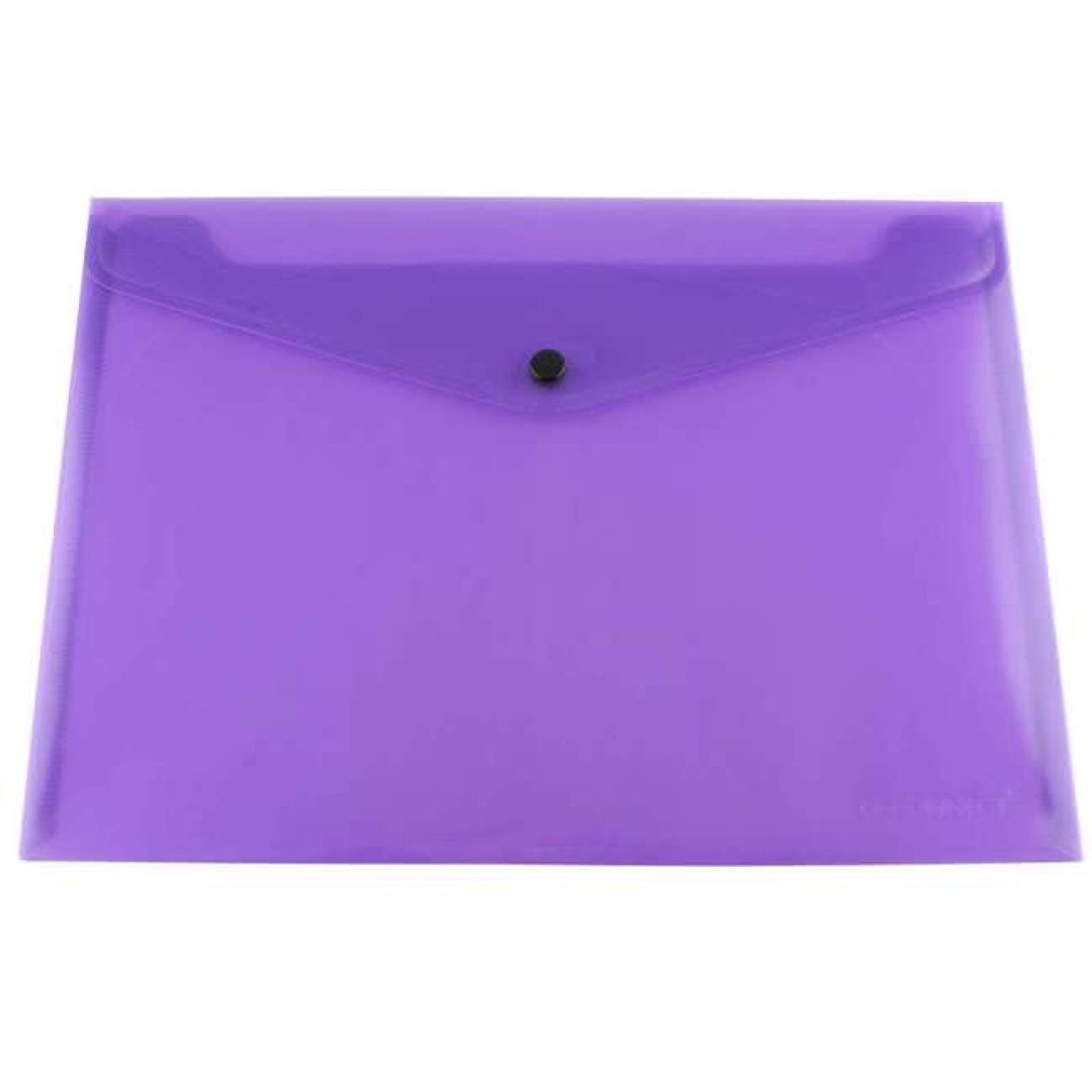 Q-Connect Polypropylene A4 Document Folder - Purple, Pack of 12