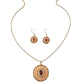 DATOA Exquisite Jewelry Set Bride Wedding Jewelry for Women Oval Teardrop Rhinestone Imitation Crystal Collar Necklace Pierced Dangle Earrings Set for Prom Party