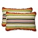 Pillow Perfect Outdoor Roxen Stripe Citrus Rectangular Throw Pillow, Set of 2