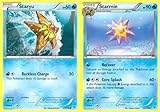 Staryu and Starmie - Rare Pokemon Card Evolution Set (XY #33/146 and #34/146)