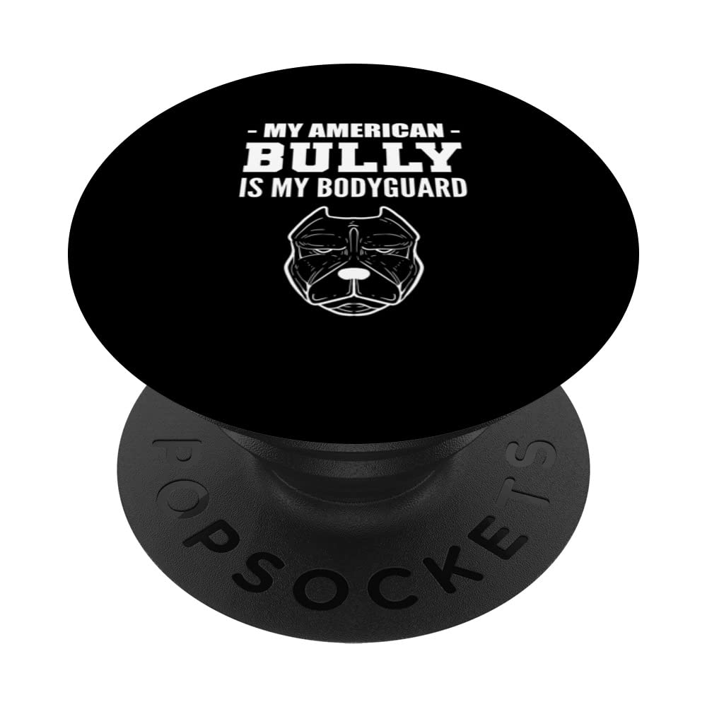 My American Bully Friendly Person PopSockets Swappable PopGrip