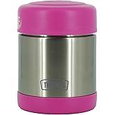 THERMOS FUNTAINER Insulated Food Jar, 10 Ounce, Kid Friendly Food Jar, Pink