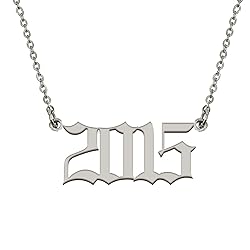 GR859C Stainless Steel Angel Number Necklaces