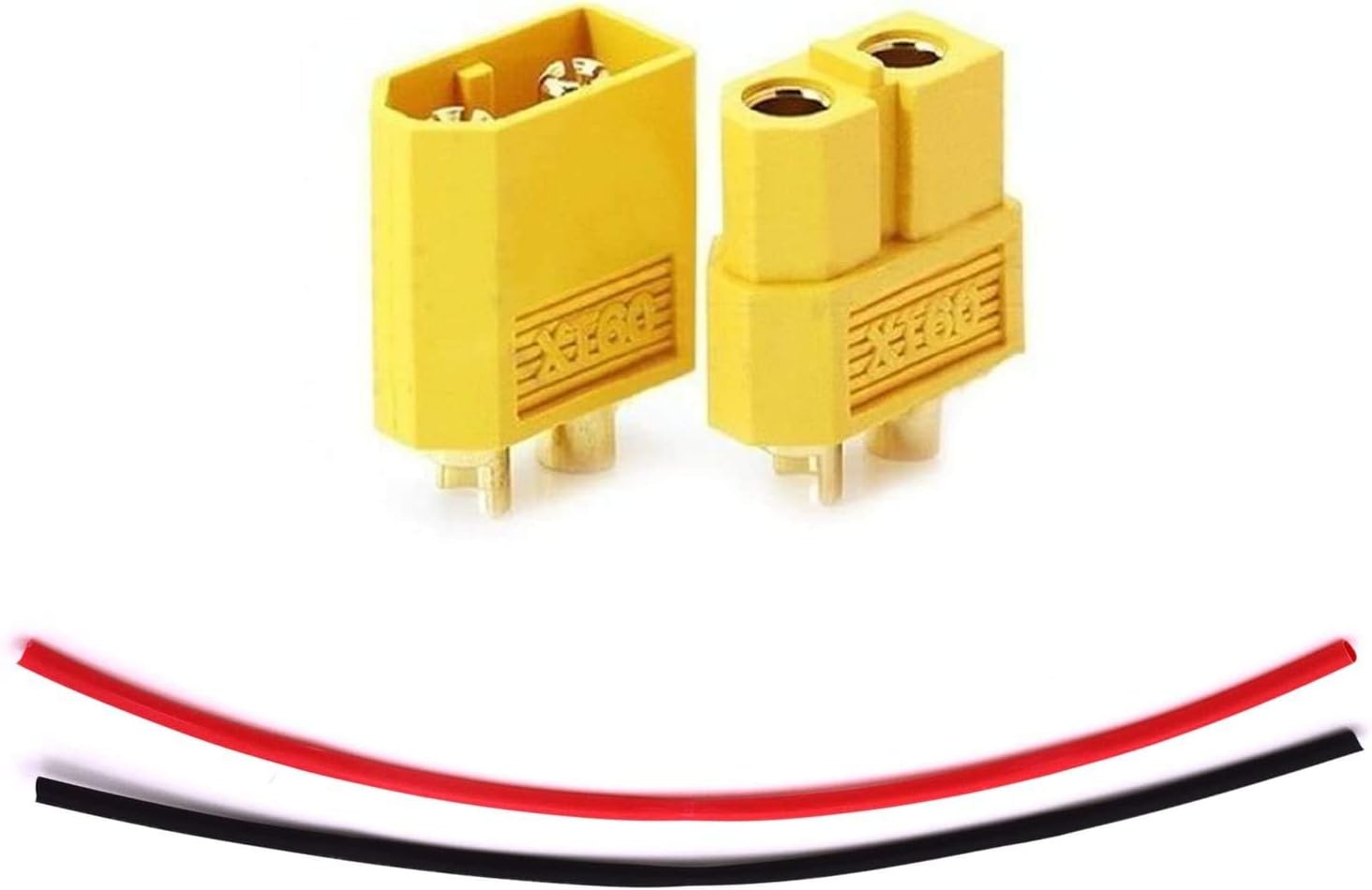 YUNIQUE GREEN-CLEAN-POWER - XT30 Male-Female Connectors, Yellow, Small - Image 3