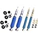 Bilstein B6 Series 4 Shocks Kit for 03-'12 Ford E-450 Super Duty Ride Monotube replacement Gas Charged Shock absorbers part number 33-187570, 33-176857