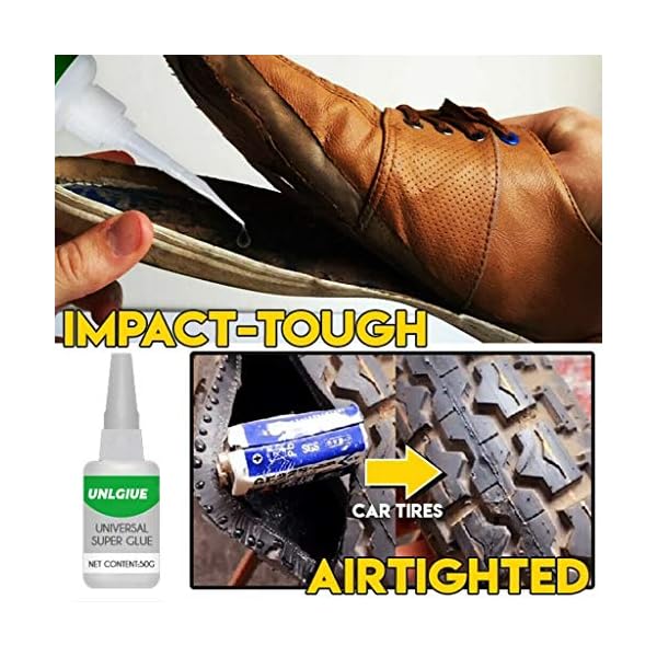 3PC Uniglue Universal Super Glue Starker Kunststoffkleber – Bild 5