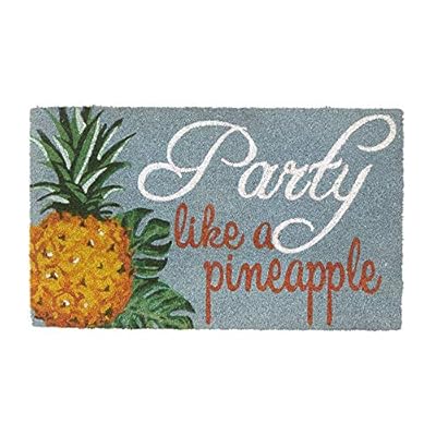 Door Mat Welcome Mat Front Door Mats Outdoor Mats Funny Doormats Luau Party Like a Pineapple Hawaiian Party Decorations… 51AJAOtFcYL
