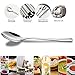 FAZA Demitasse Espresso Spoons,Mini Coffee Spoons,4.7 inches Stainless Steel Spoons Dessert Spoons Bistro Small Spoons Appetizer Spoons-8pcs