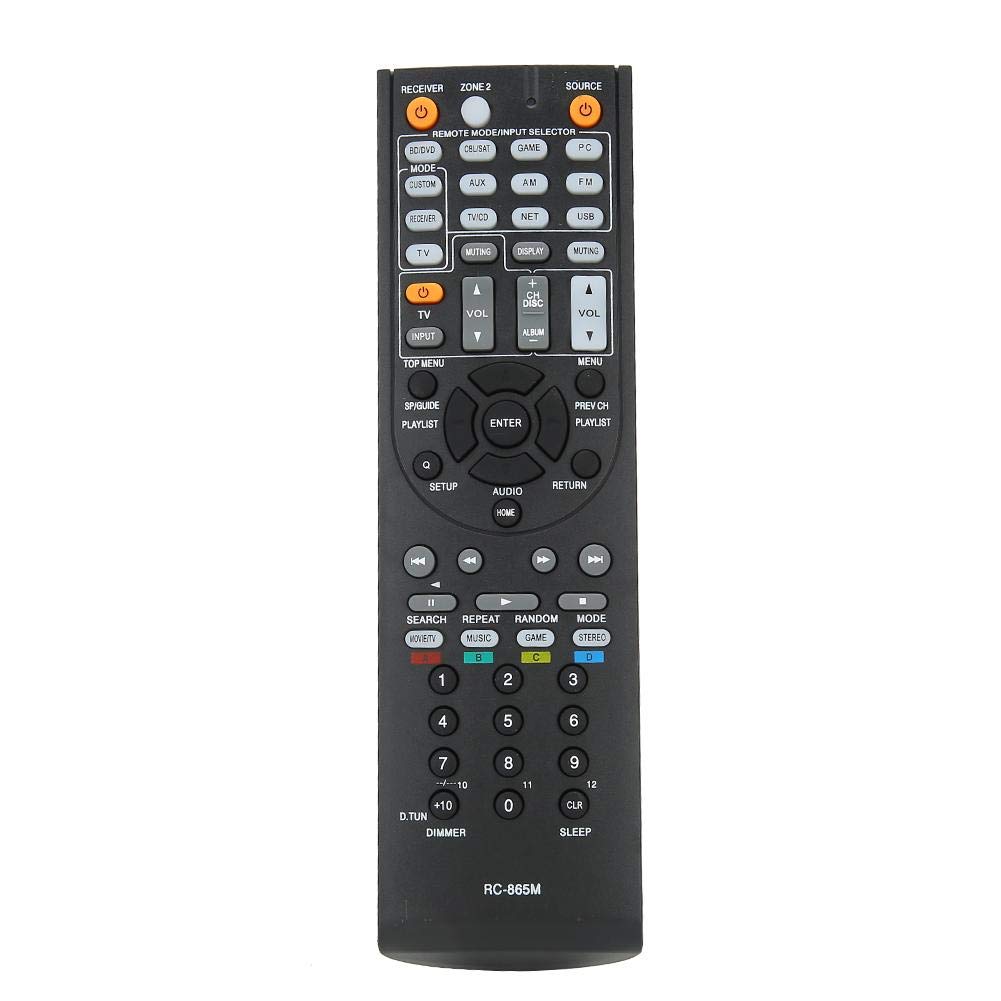 Hopcd RC-865M Remote Control for ONKYO AV Receiver TX-NR525 TXNR525 Replacement Remote Controller