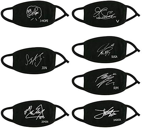 KPOP BTS Mouth Mask Bangtan boys Merchandise V Jung Kook Face Muffle (7 Pcs-1)