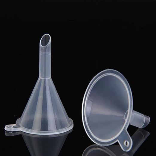 Amazon Com Sphtoeo 6pcs Plastic Mini Transparent Funnels For