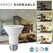 LED PAR20 Dimmable Flood Bulb, 9 Watt - 500 Lumens - 50W Replacement - 3000K Bright White - UL Indoor/Outdoor Rated - 10 Pack