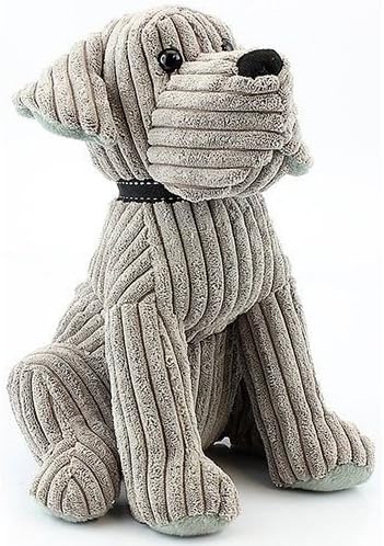 Martildo Fashion, Cute Cord Dog Pooch Weighted Door Stop, Grey Pooch