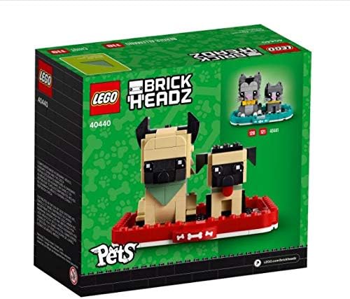LEGO Brickheadz Puppy & German Shepherd Set 40440, Red, multi size - Image 4