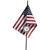 US Navy Veteran Grave Marker with American Flag - 30" Tall Cemetery Graveside Memorial with Officially Licensed Military Seal - by Allied Flag