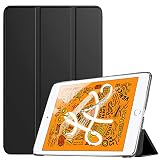 TiMOVO Cover Compatible for New iPad Mini 5th Generation 2019 Case, Slim Translucent Frosted Back Protector Smart Case with Auto Wake/Sleep, Smart Cover Fit iPad Mini 5 2019, Black