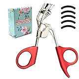 Eyelash Curler by Bella and Bear - Your New Lash Curlers Include a Storage Bag and Extra Refill Pads - Curl and Shape Your Eyelashes Without Pinching or Pulling